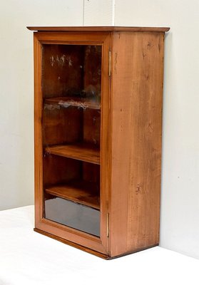 Small 19th Century Birch Wall Display Cabinet-RVK-731687