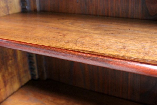 Small 19th Century Burl Veneer and Mahogany Display Cabinet-RVK-708990