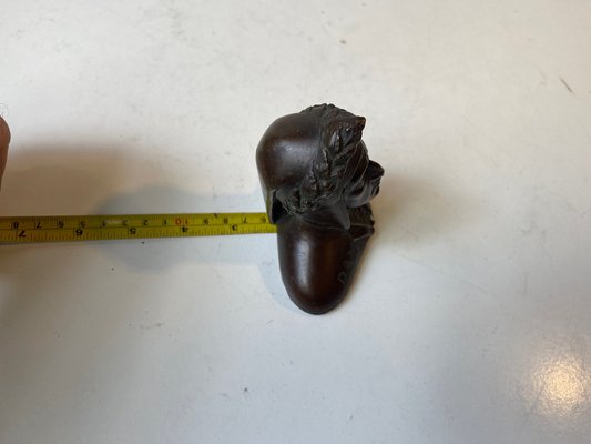 Small 19th Century Dante Alighieri Bronze Bust-LCR-1444816