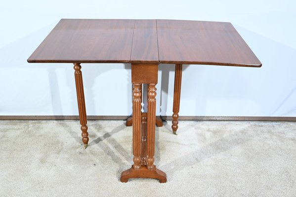 Small 19th Century Louis Philippe Mahogany Auxiliary Table-RVK-1744127