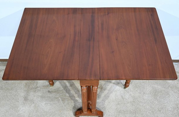 Small 19th Century Louis Philippe Mahogany Auxiliary Table-RVK-1744127