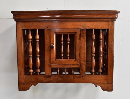 Small 19th Century Louis Philippe Walnut Panetiere-RVK-657604