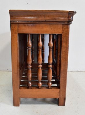 Small 19th Century Louis Philippe Walnut Panetiere-RVK-657604