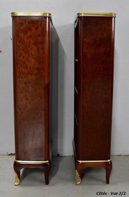 Small 19th Century Mahogany Cabinets by Paul Sormani, Set of 2-RVK-803541