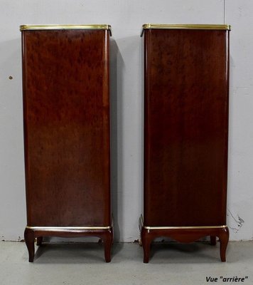 Small 19th Century Mahogany Cabinets by Paul Sormani, Set of 2-RVK-803541