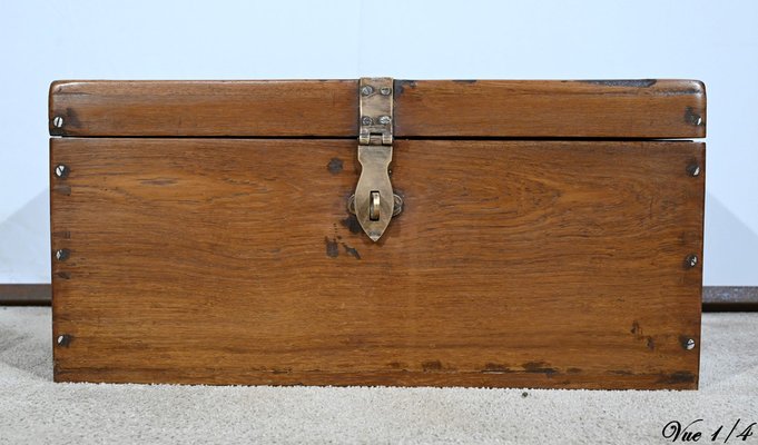 Small 19th Century Naval Chest in Teak-RVK-1744154