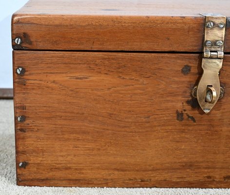 Small 19th Century Naval Chest in Teak-RVK-1744154