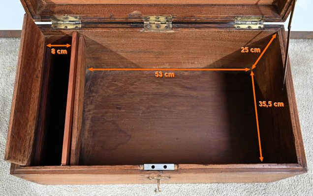 Small 19th Century Naval Chest in Teak-RVK-1744154