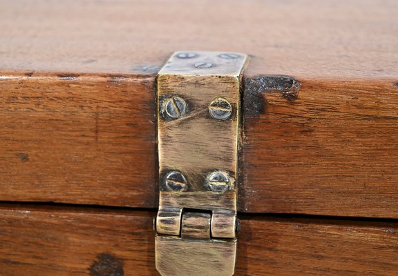 Small 19th Century Naval Chest in Teak-RVK-1744154