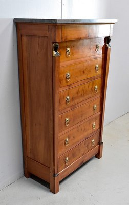 Small 19th Century Retour d’Égypte Birch Cabinet-RVK-628226