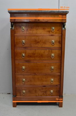 Small 19th Century Retour d’Égypte Birch Cabinet-RVK-628226