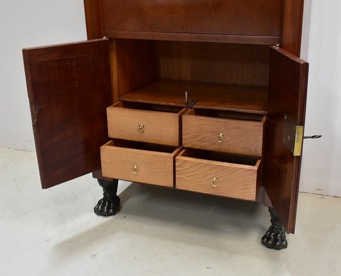 Small 19th Century Retour d’Égypte Mahogany Veneer Secretaire-RVK-581251