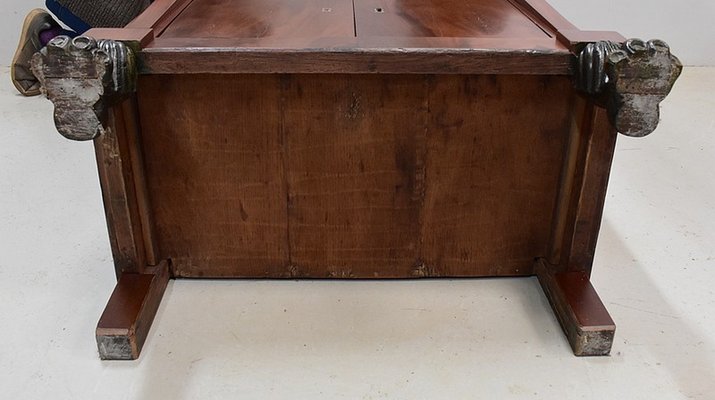 Small 19th Century Retour d’Égypte Mahogany Veneer Secretaire-RVK-581251