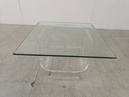 Small Acrylic Coffee Table, 1970s-IRH-1787467