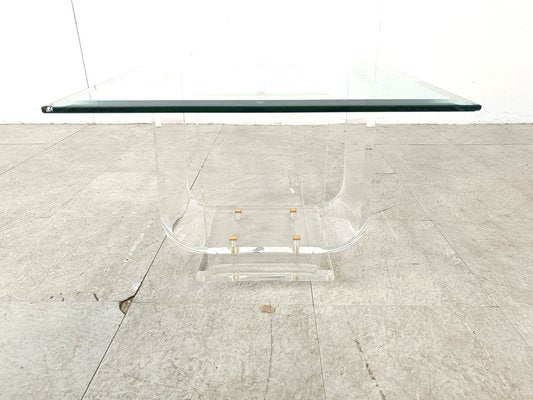 Small Acrylic Coffee Table, 1970s-IRH-1787467