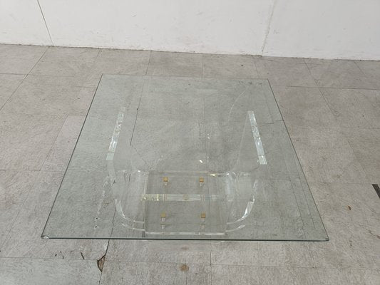 Small Acrylic Coffee Table, 1970s-IRH-1787467