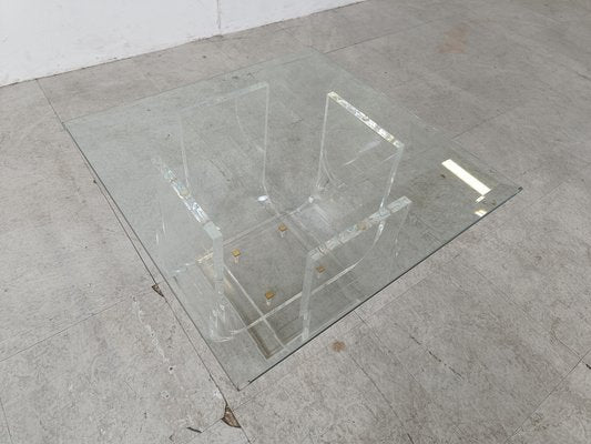 Small Acrylic Coffee Table, 1970s-IRH-1787467