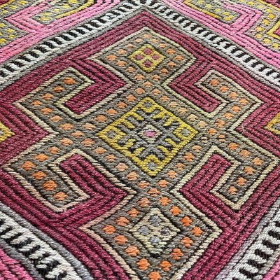 Small Anatolian Turkish Kilim Rug-AIV-1266632