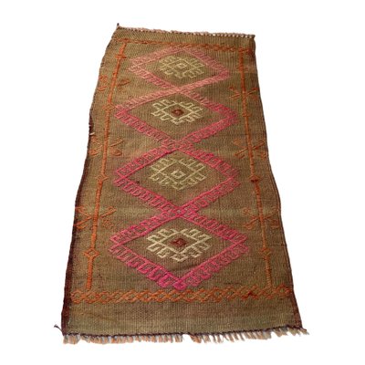 Small Anatolian Turkish Kilim Rug-AIV-1266635