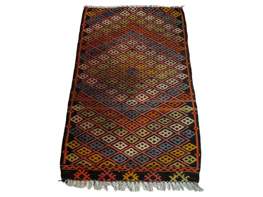 Small Anatolian Turkish Kilim Rug-AIV-1266652