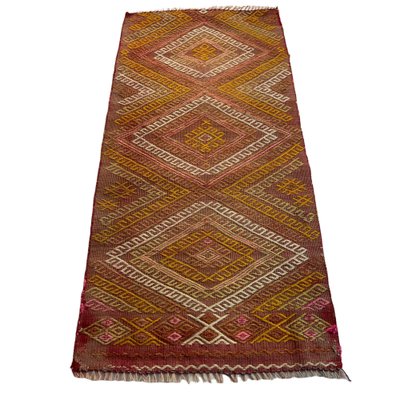 Small Anatolian Turkish Kilim Rug-AIV-1266649