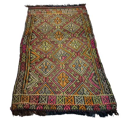 Small Anatolian Turkish Kilim Rug-AIV-1293847