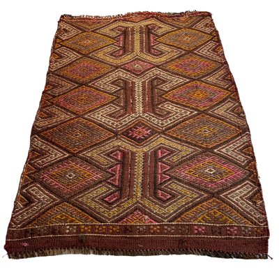 Small Anatolian Turkish Kilim Rug-AIV-1266654