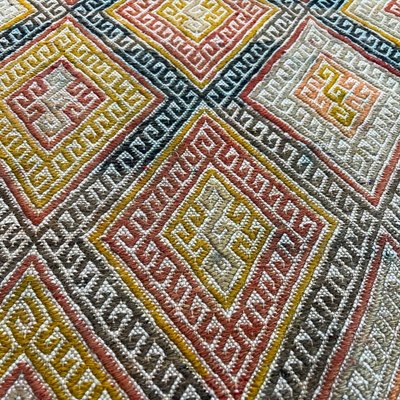 Small Anatolian Turkish Kilim Rug-AIV-1293853