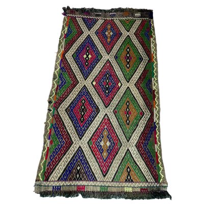 Small Anatolian Turkish Kilim Rug-AIV-1266637