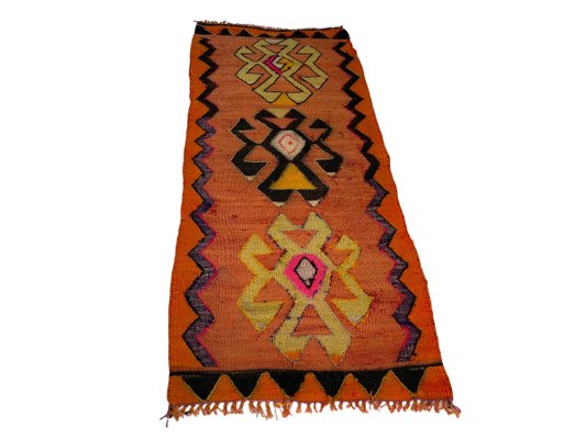 Small Anatolian Turkish Kilim Rug-AIV-1293855