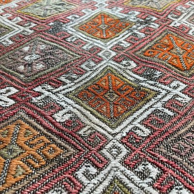 Small Anatolian Turkish Kilim Rug-AIV-1266629