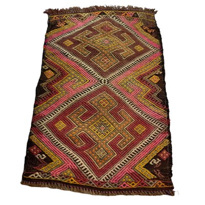 Small Anatolian Turkish Kilim Rug-AIV-1266632