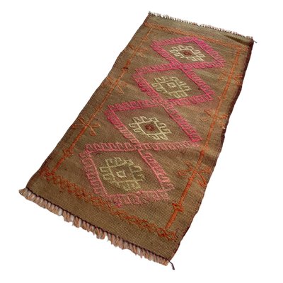 Small Anatolian Turkish Kilim Rug-AIV-1266635