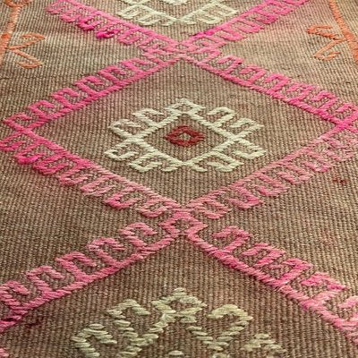 Small Anatolian Turkish Kilim Rug-AIV-1266635