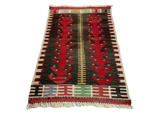 Small Anatolian Turkish Kilim Rug-AIV-1293856