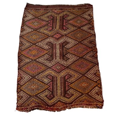 Small Anatolian Turkish Kilim Rug-AIV-1266654