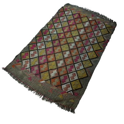 Small Anatolian Turkish Kilim Rug-AIV-1266646