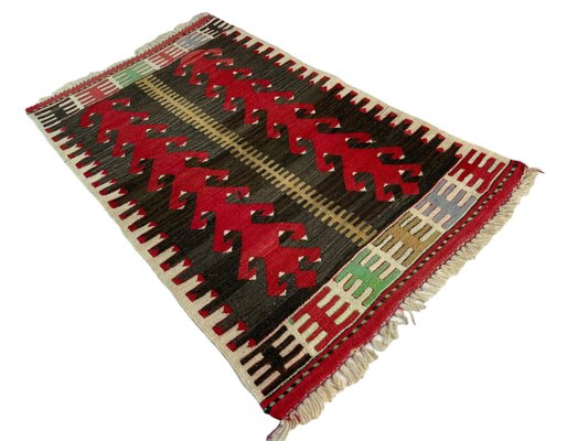 Small Anatolian Turkish Kilim Rug-AIV-1293856