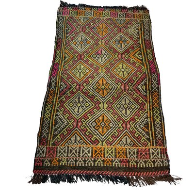 Small Anatolian Turkish Kilim Rug-AIV-1293847