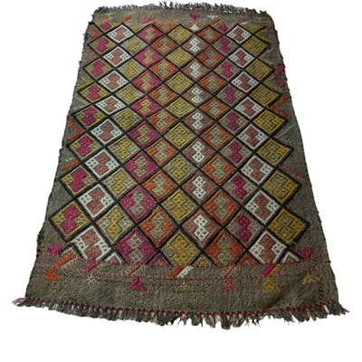 Small Anatolian Turkish Kilim Rug-AIV-1266646