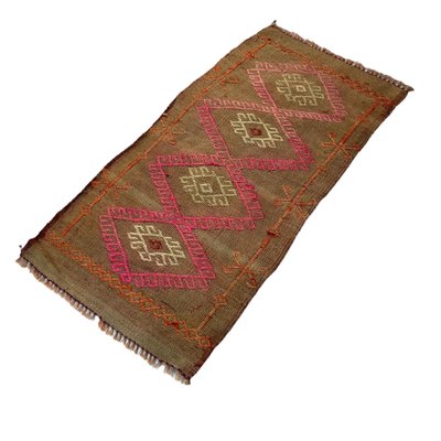 Small Anatolian Turkish Kilim Rug-AIV-1266635