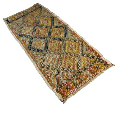 Small Anatolian Turkish Kilim Rug-AIV-1293853