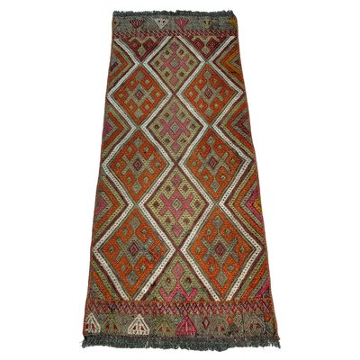 Small Anatolian Turkish Kilim Rug-AIV-1293851