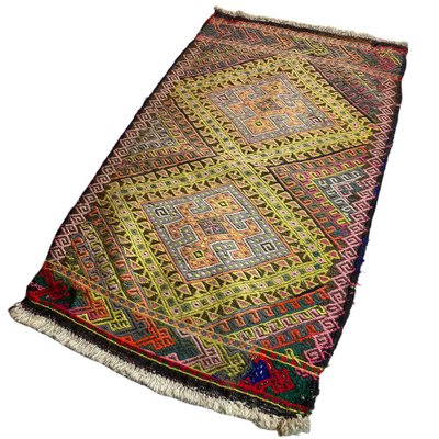 Small Anatolian Turkish Kilim Rug-AIV-1266673