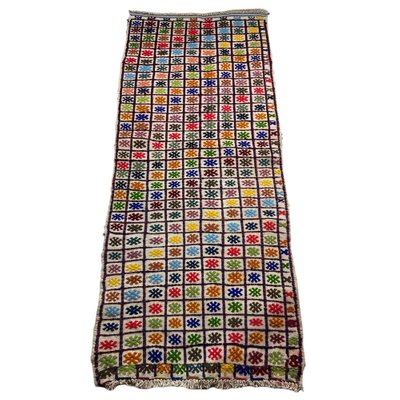 Small Anatolian Turkish Kilim Runner Rug-AIV-1266645