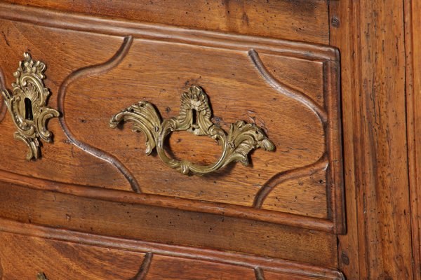 Small Antique Baroque 18th Century Walnut Dresser-DXD-1150917