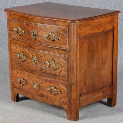 Small Antique Baroque 18th Century Walnut Dresser-DXD-1150917