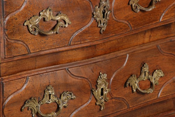 Small Antique Baroque 18th Century Walnut Dresser-DXD-1150917