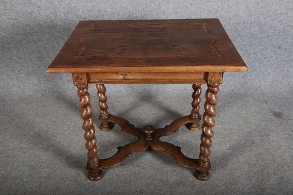 Small Antique Baroque Side Table in Walnut, 1800-DXD-1750409