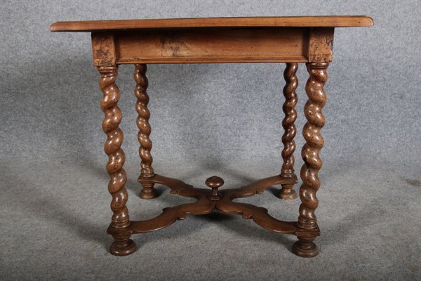 Small Antique Baroque Side Table in Walnut, 1800-DXD-1750409